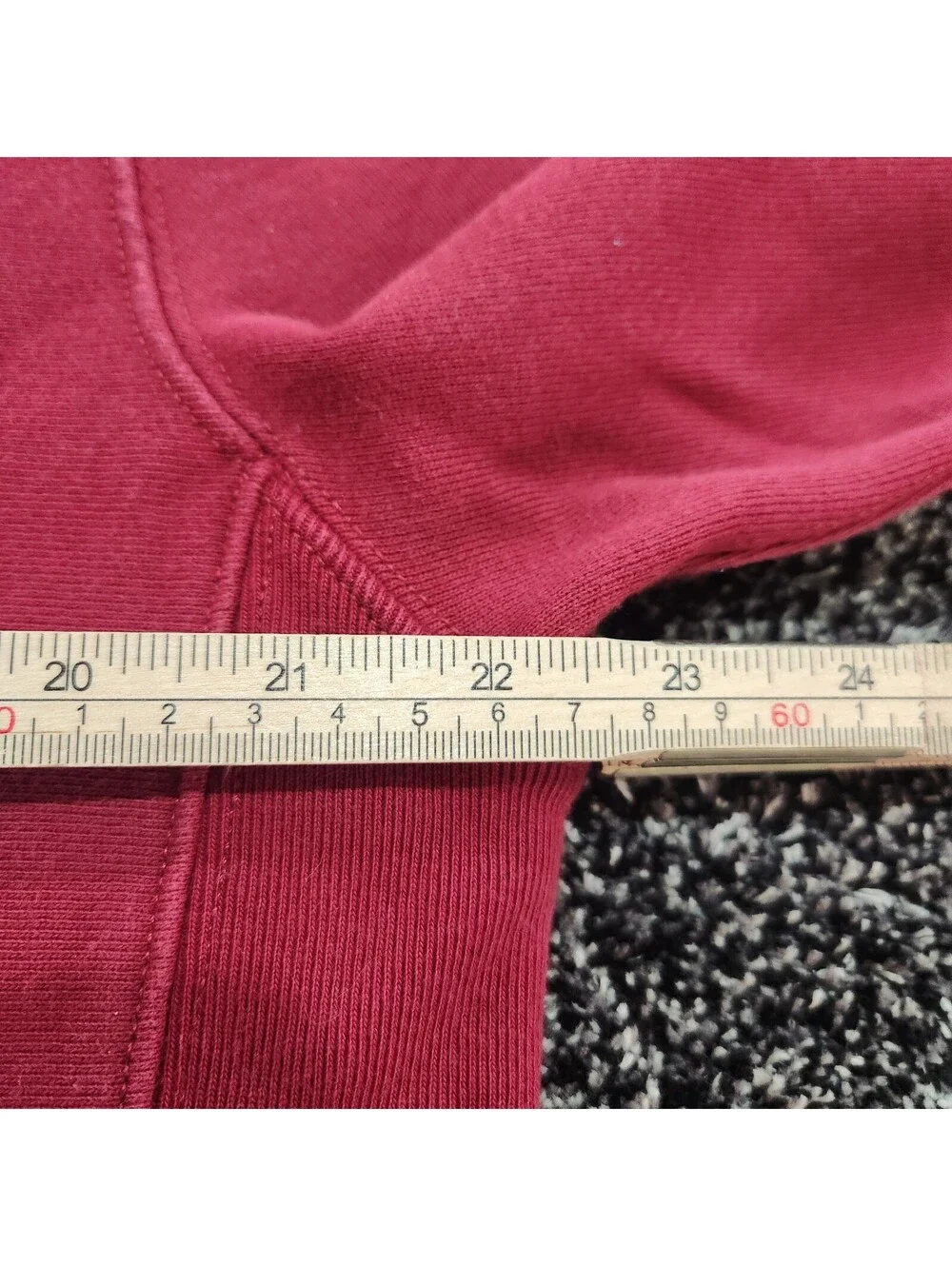 J. Crew Re-Imagined Red Crewneck Sweatshirt Pullover Mens Medium Cotton Blend